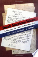 Dutch American voices : letters from the United States, 1850-1930