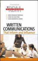 Written communications that inform and influence.