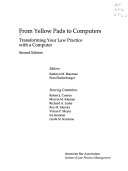 From yellow pads to computers : transforming your law practice with a computer