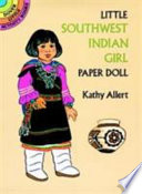 Little Southwest Indian girl paper doll