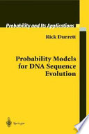 Probability models for DNA sequence evolution