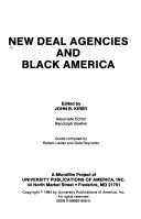 New Deal agencies and Black America