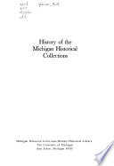 History of the Michigan Historical Collections