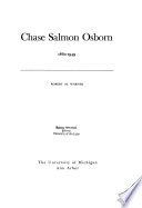 Chase Salmon Osborn, 1860-1949.